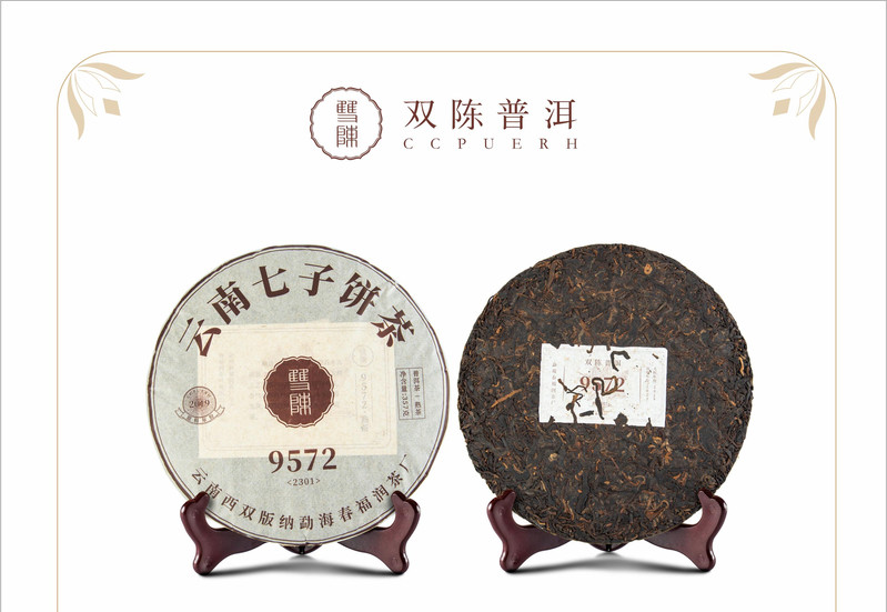 双陈 【东莞馆】2023年经典9572普洱茶（熟茶）