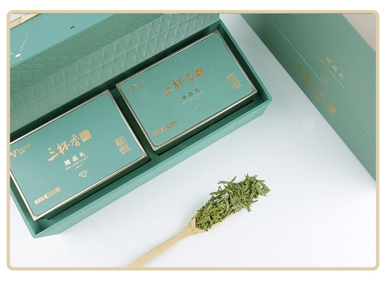 山友 精品顺茶三杯香（龙井C）125g*2	盒