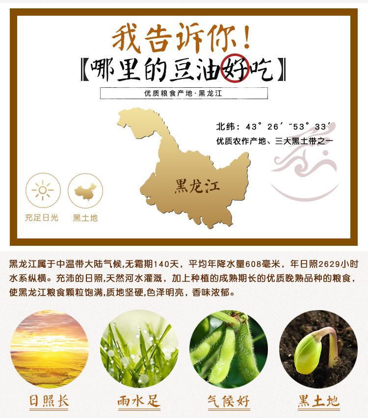 【黑龙江省哈尔滨市】北大荒纯大豆油900ml  全国包邮（新疆、西藏、青海等偏远地区除外）