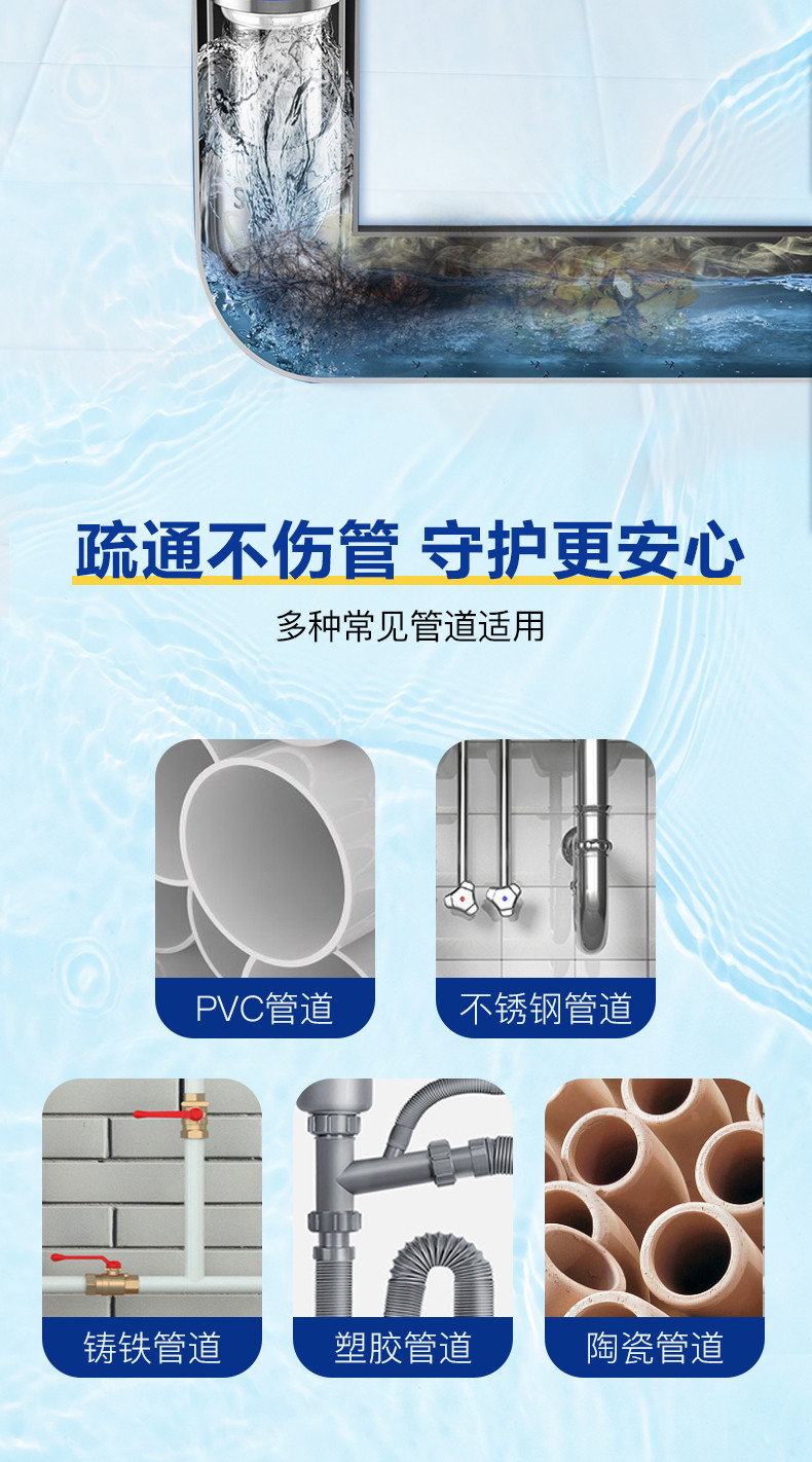  花王/KAO 管道疏通剂500ML，下水管道马桶坐便器强力溶解剂地漏水池清理