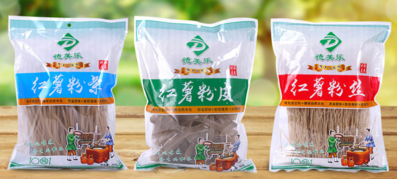 【扶贫助农】 邮三湘 湖南邵东 手工红薯粉条粉皮组合装1500g