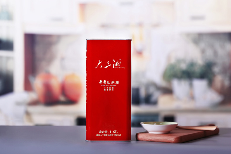 大三湘原香山茶油:1.6L家庭装