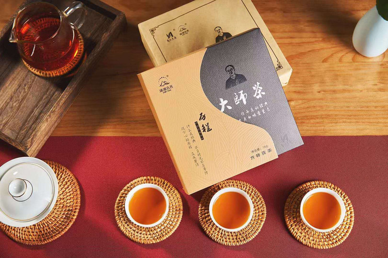 消费扶贫（桃江）丁大师方砖茯茶1kg/盒