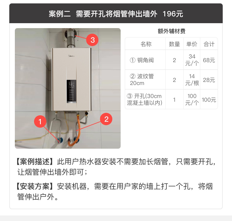 美的/MIDEA 燃气热水器16L智能wifi操控 JSQ30-16HC3摩卡