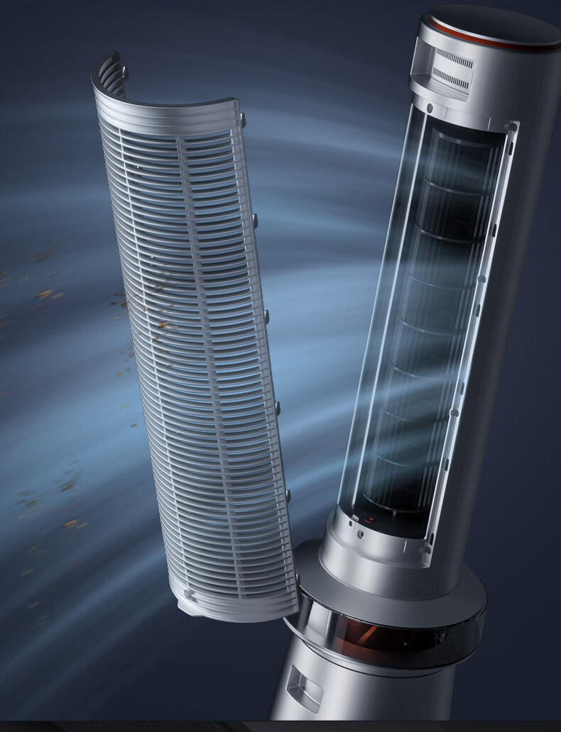 美的/MIDEA 冷风扇水洗塔扇FZD10USR空气净化可视空气加湿复合滤芯