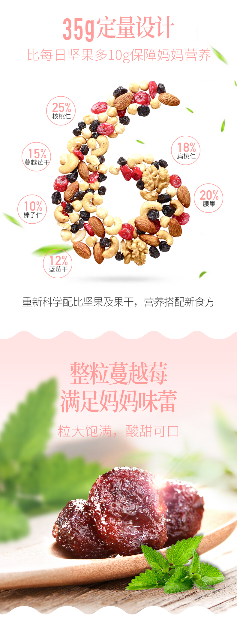 【沃隆 每日坚果妈妈专属1050g】混合组合装孕妇吃的干果零食大礼包怀孕期