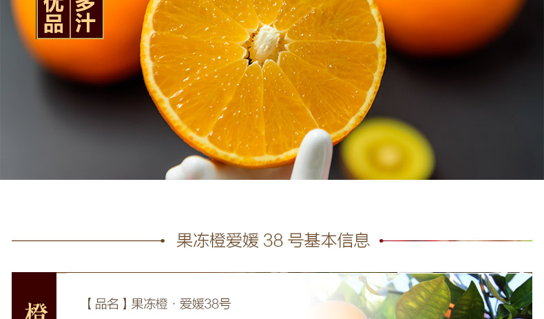【现摘现发】蒲江爱媛38号果冻橙5斤 新鲜水果橘子手剥橙子脐橙桔子