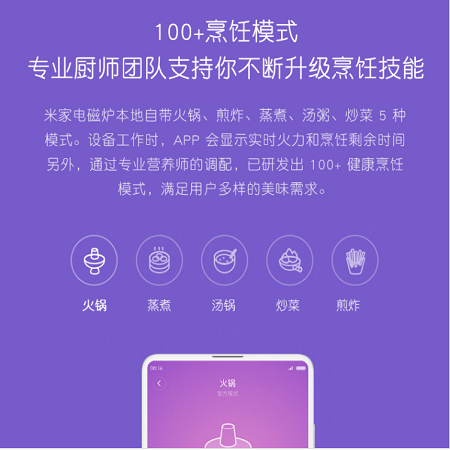【限信阳地区积分兑换专用，不对外销售】小米（MI）米家电磁炉『双频持续火力、稳如灶火』