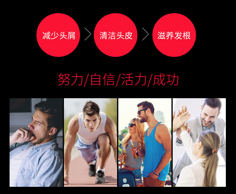 Adidas/阿迪达斯 健发强根男士去屑洗发露