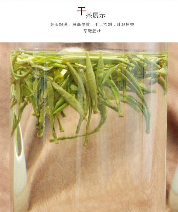 徽将军2021年新茶霍山黄芽100g明前大化坪茶叶黄茶散装安徽春茶