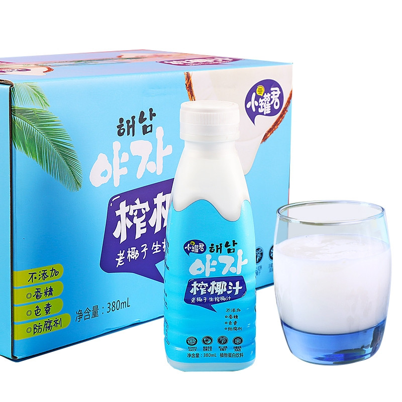 罐君 海南榨椰汁(瓶装380ml* 15瓶)