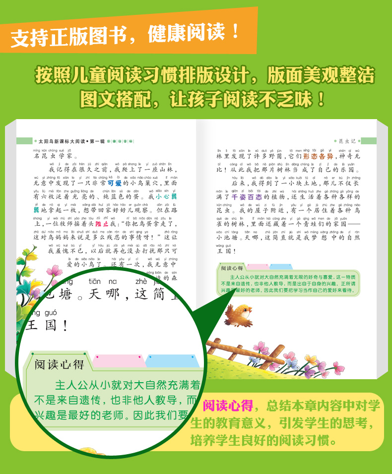 法布尔昆虫记正版包邮小学生注音版 （文）