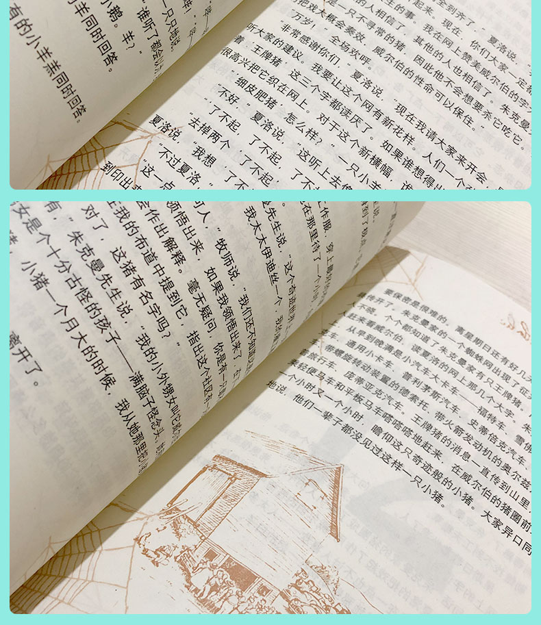 夏洛的网正版 任溶溶 上海译文出版社 小学生三四五六年级必读课外书6-10-12周岁课外书（文）