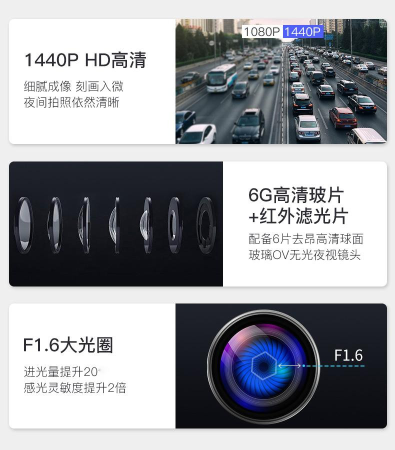   凌度HS880C行车记录仪高清夜视前后双录12寸流媒体倒车影像免安装