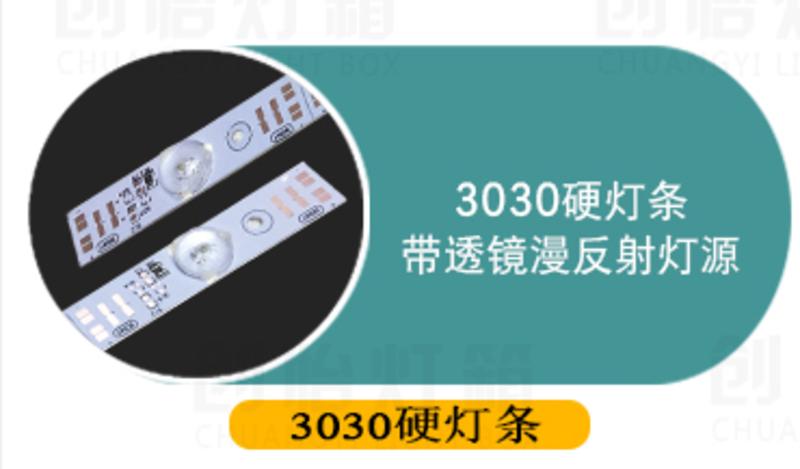 【工程定做】LED透镜漫反射12V高亮拉布卷帘灯条 广告招牌光源