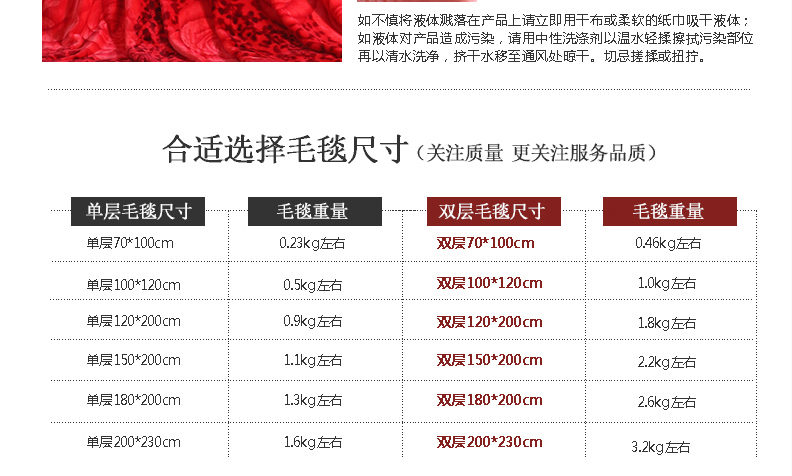 【监利馆】玉沙法兰绒毛毯加厚双人毯红色婚庆冬季珊瑚绒毯子床单空调毯盖毯