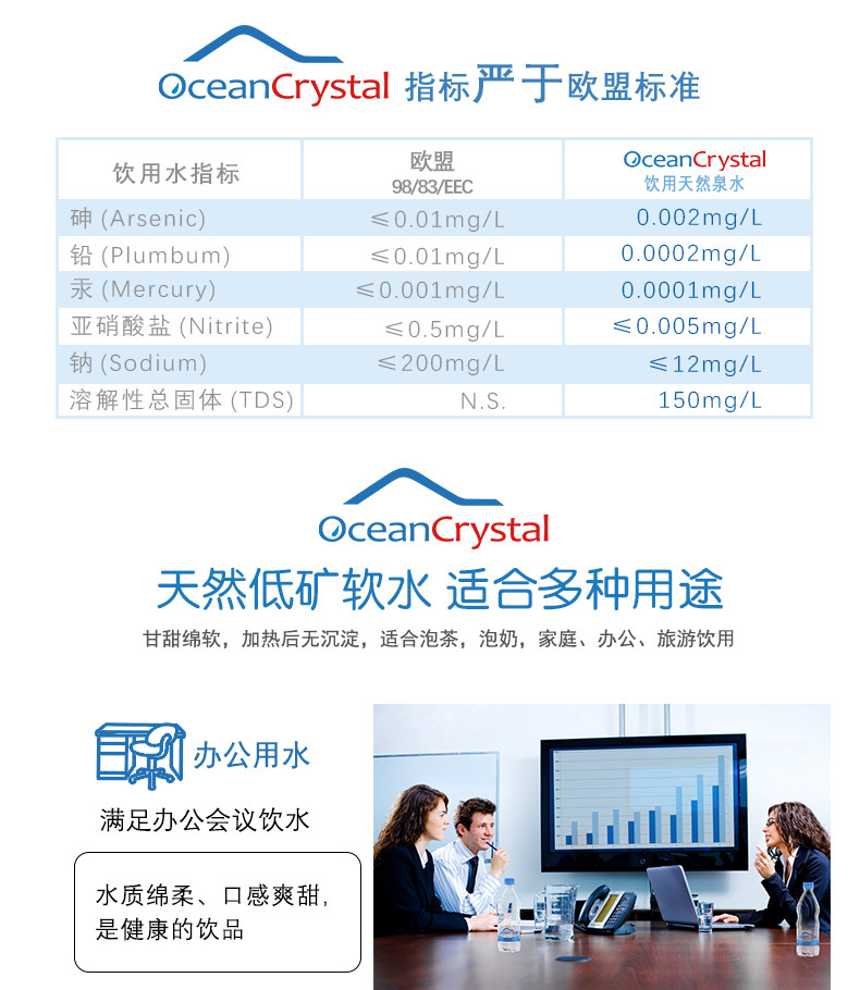 海萄 新西兰进口天然泉水弱碱性 饮用水母婴用水500ml*24瓶