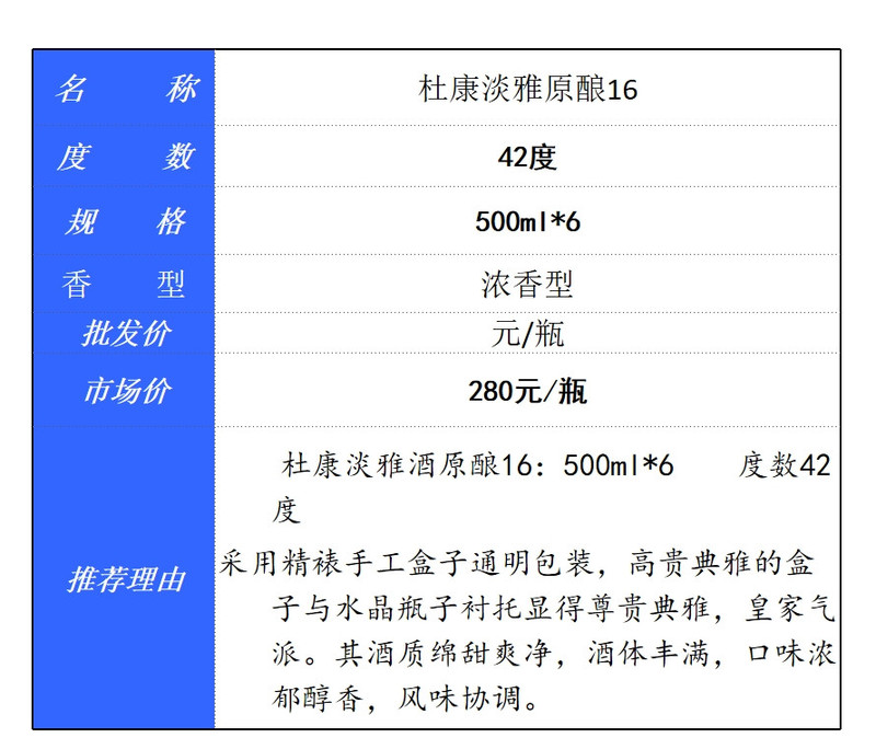 杜康 【老河口市】淡雅原酿16