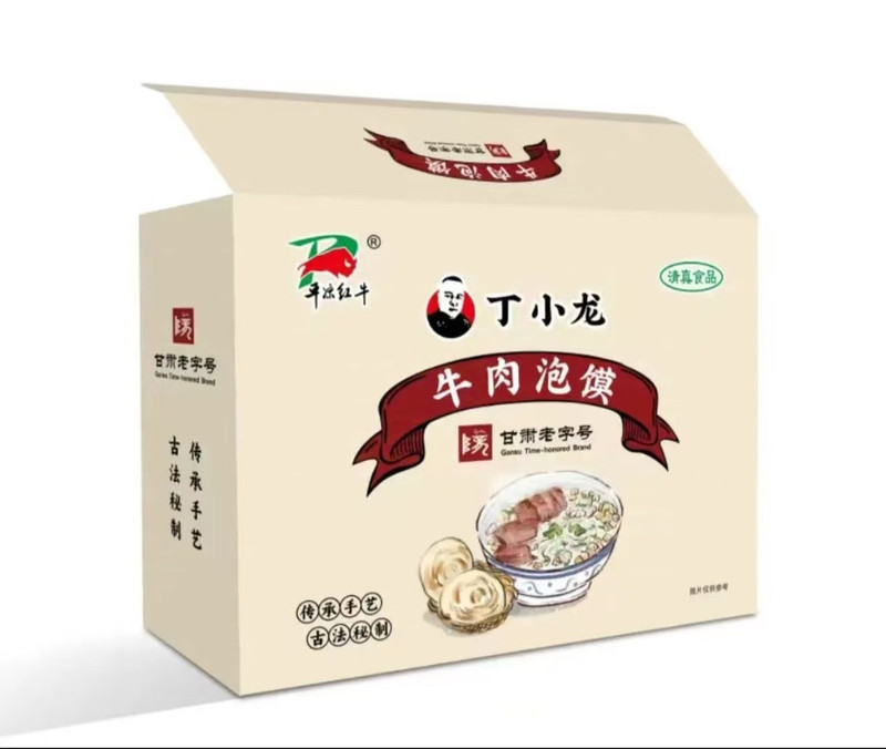 丁小龙 正宗平凉特色牛肉泡馍480g