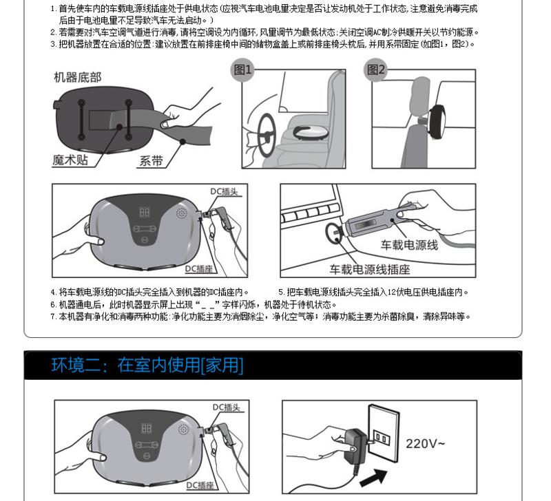 格林盈璐语音车载空气净化器汽车空气净化器车用车载净化器