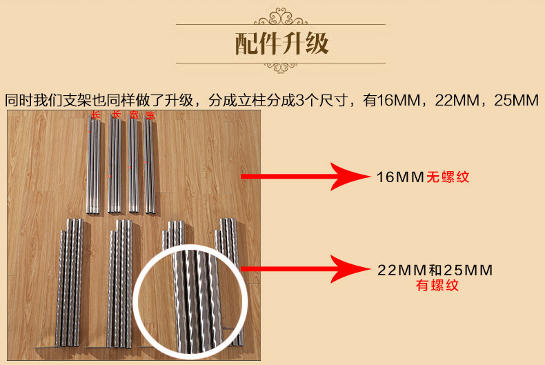 蚊帐三开门双人家用不锈钢支架1.2/1.8*2.2m床1.5米加密落地花边