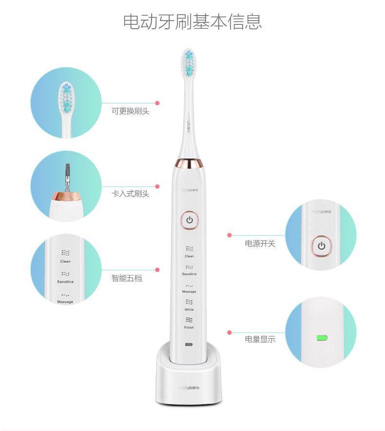  亚摩斯电动牙刷AS-TB09