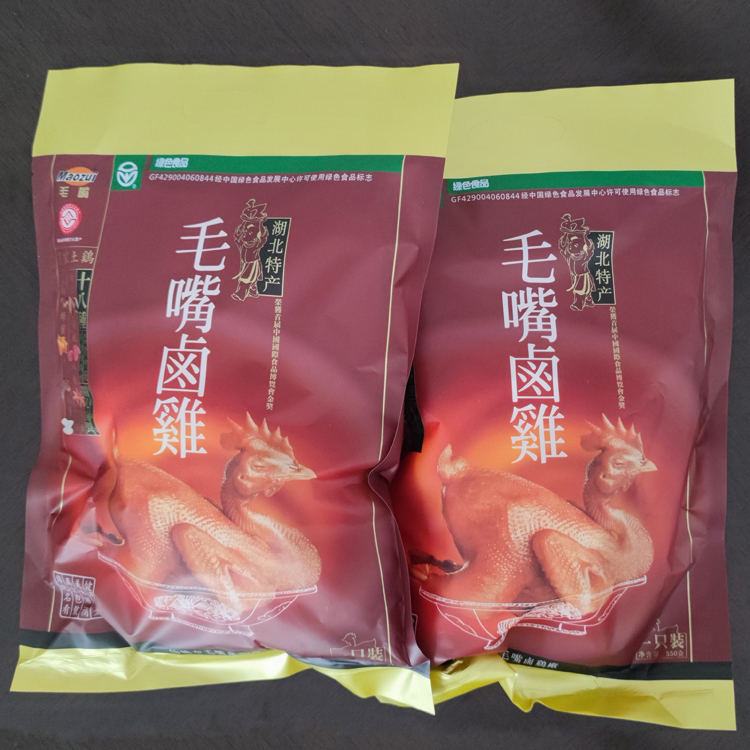 毛嘴 卤鸡真空单只装550g