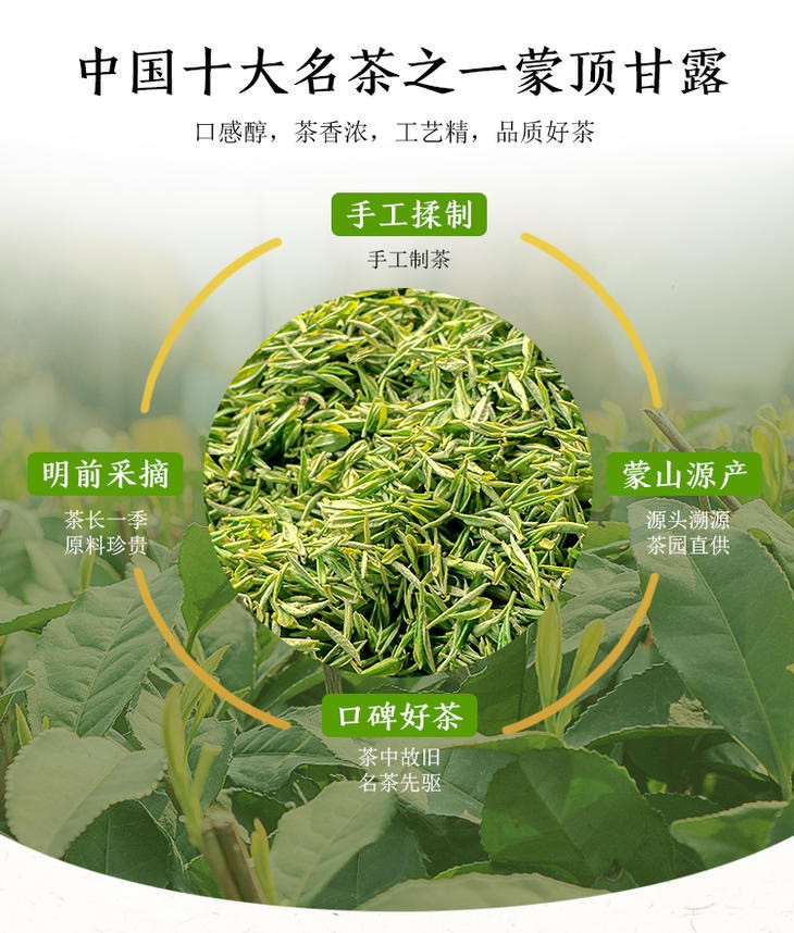 农家自产  雅安蒙顶山名茶甘露（100g/200g/500g）