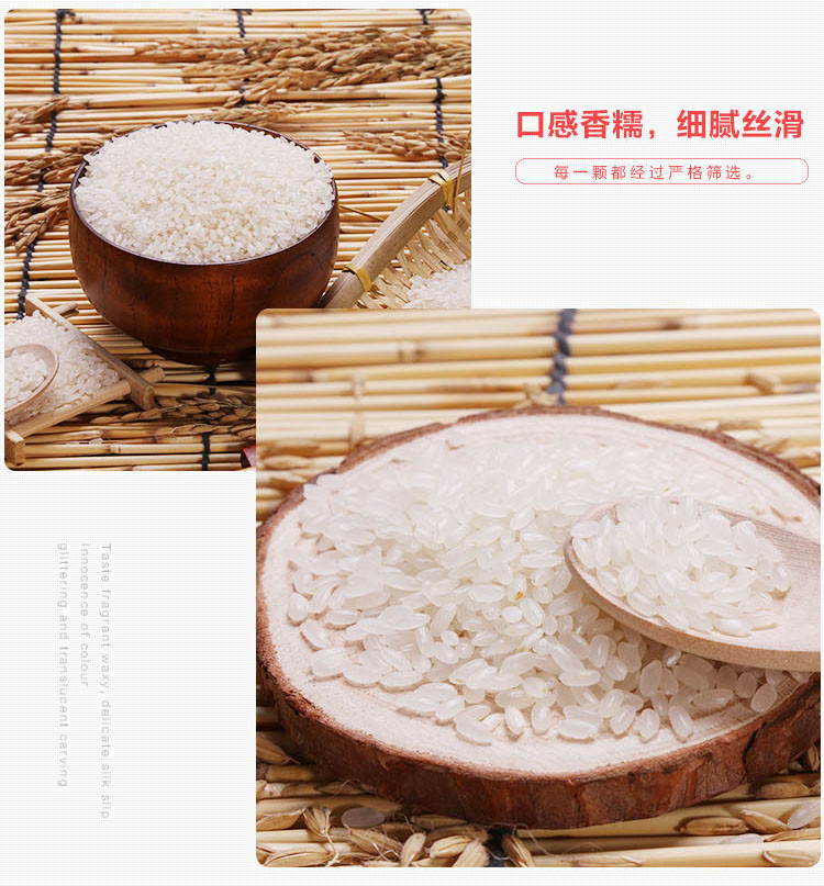 五常源产地优质大米五邮稻5kg稻花香袋装米立减12元到手价88元