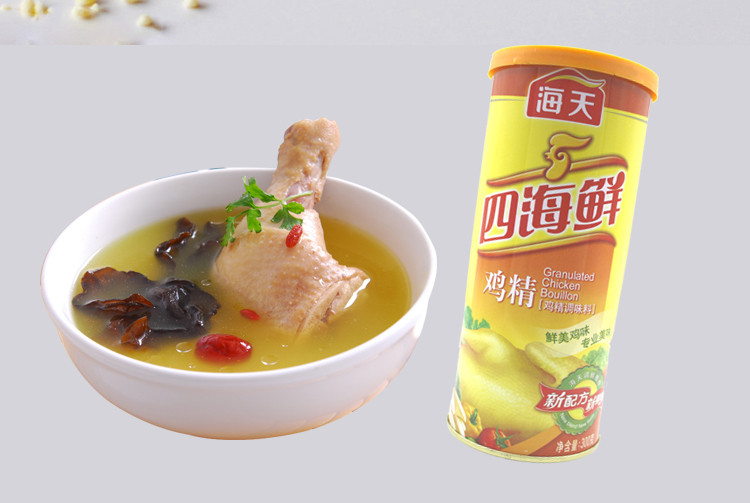 海天四海鲜鸡精300g /罐 炒菜做汤调味提鲜 家庭专用装鸡精