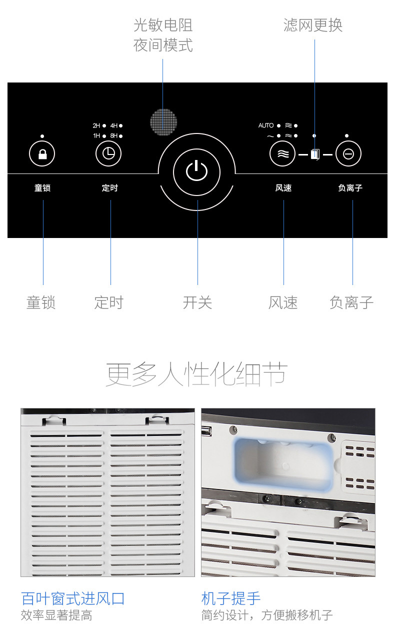 TCL 挪威森林空气净化器 KJ305F-C2