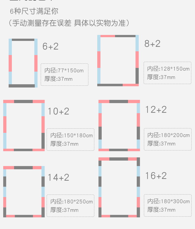 曼龙儿童游戏围栏婴儿室内宝宝爬行垫学步防护栅栏安全家用游乐场