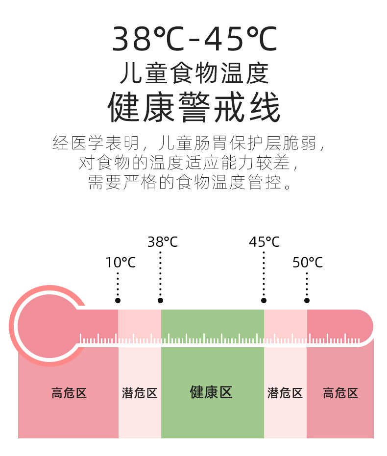 棒棒猪恒温碗 儿童智能45°C辅食碗充电保温碗 防水宝宝吃饭餐具