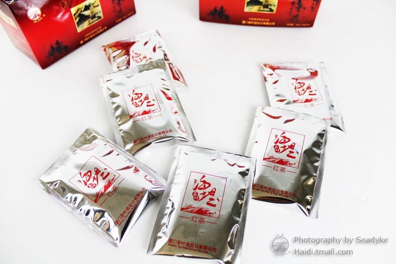 【厦门特产馆】 海堤茶叶 功夫红茶 海堤红茶甜香 口粮茶14小泡70g/盒