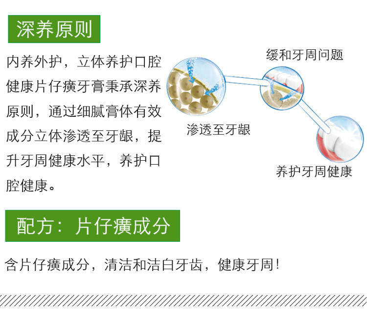 【漳州馆】片仔癀牙火清牙膏炫莹药香/冬清香/青柠薄荷100g*6支装（随机发货）