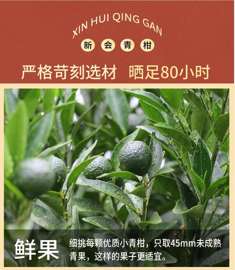 半春茗 黄色锦绣芳华小青柑普洱茶