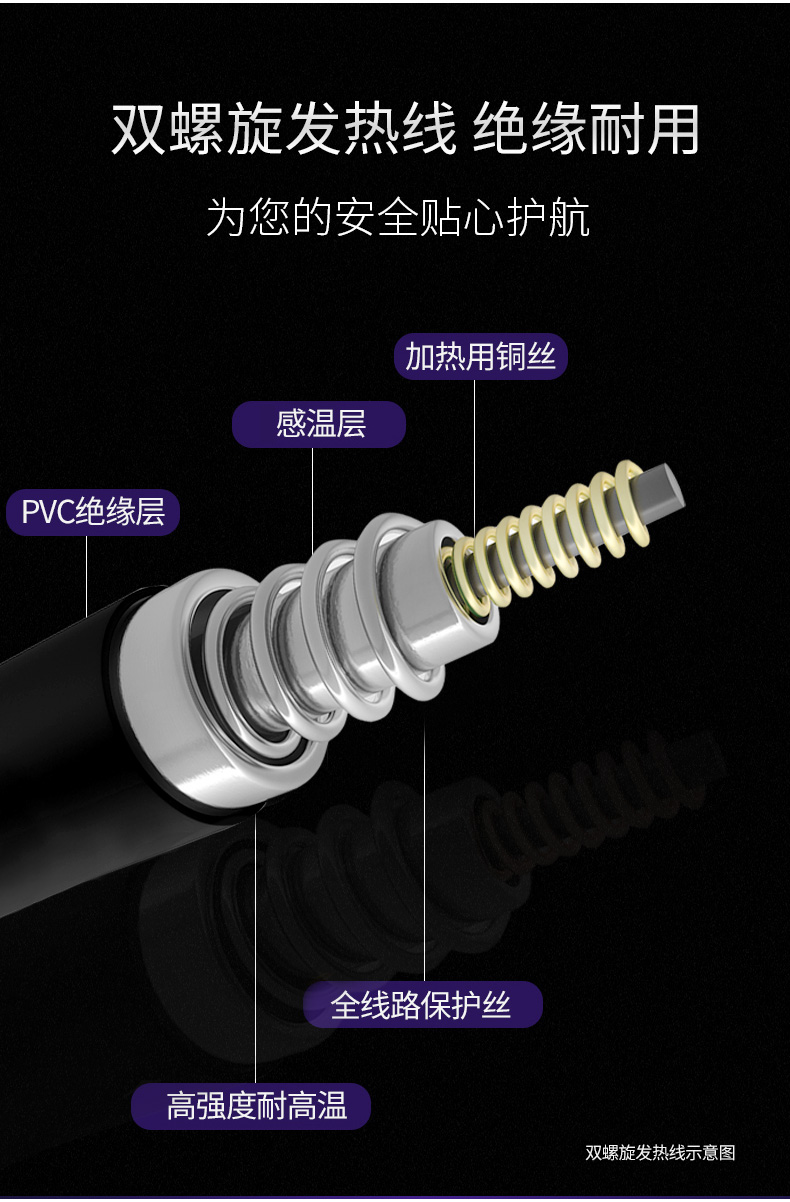 南极人180*80自动断电电热毯 智能调温定时功能电褥子 加大加厚安全家用 单人单控款ALD