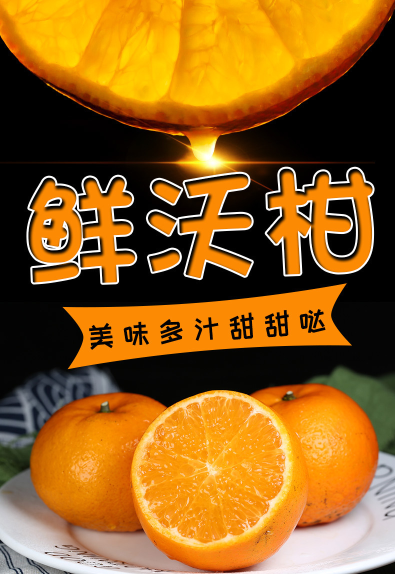 【坏果包赔】5斤广西武鸣沃柑 现摘新鲜橘子产地直发清甜多汁当季水果