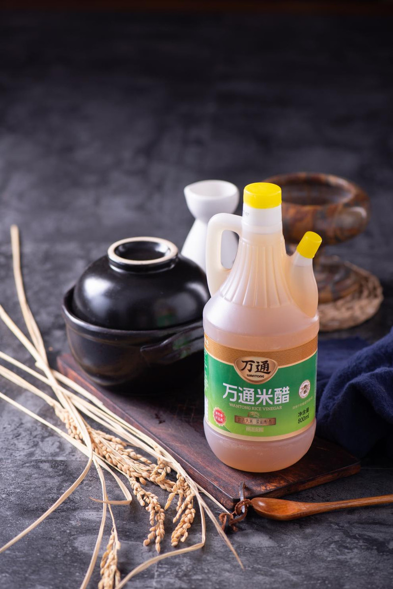 万通 酿造米醋800ml/瓶装 凉拌烹饪香醋饺子醋中华老字号