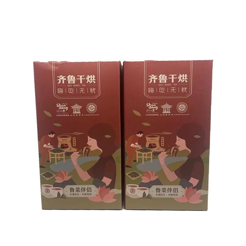 齐鲁干烘 【山东邮政年货节】嗨吃无忧礼盒450g*2/提