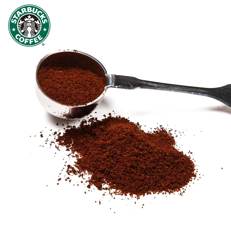  美国进口星巴克早餐综合咖啡豆意式浓缩咖啡粉340g/包一包包邮