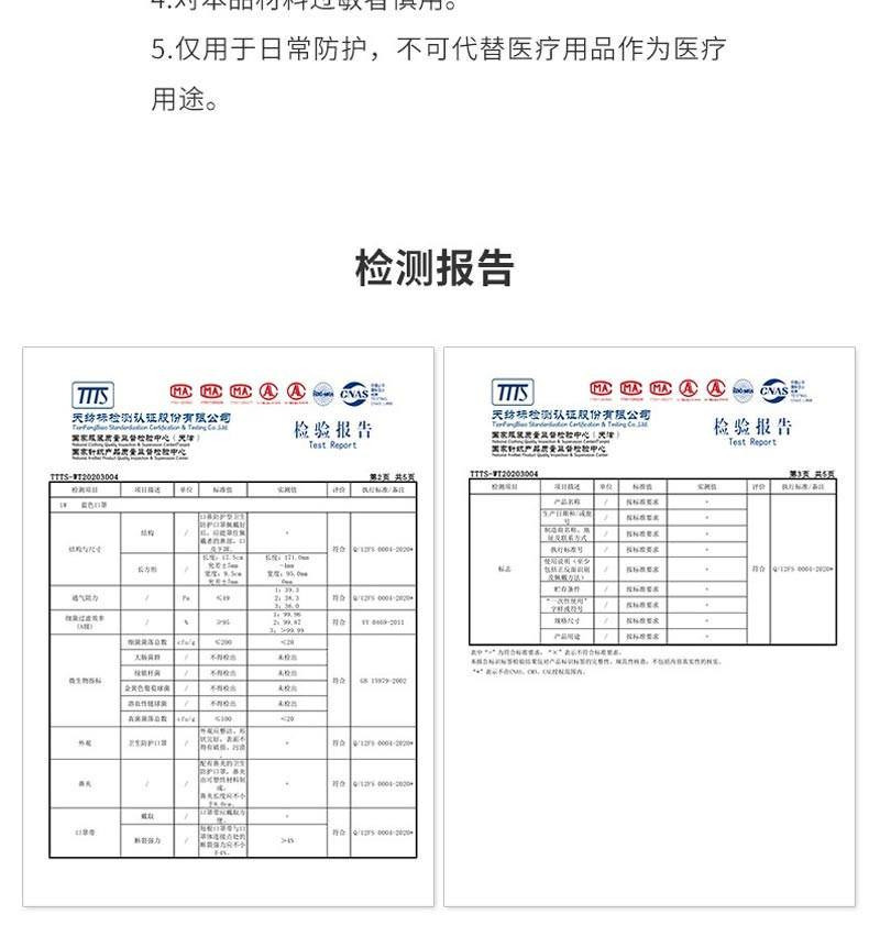 【50只装】名创优品/MINISO 10片装独立包装 5包一次性口罩 薄荷味