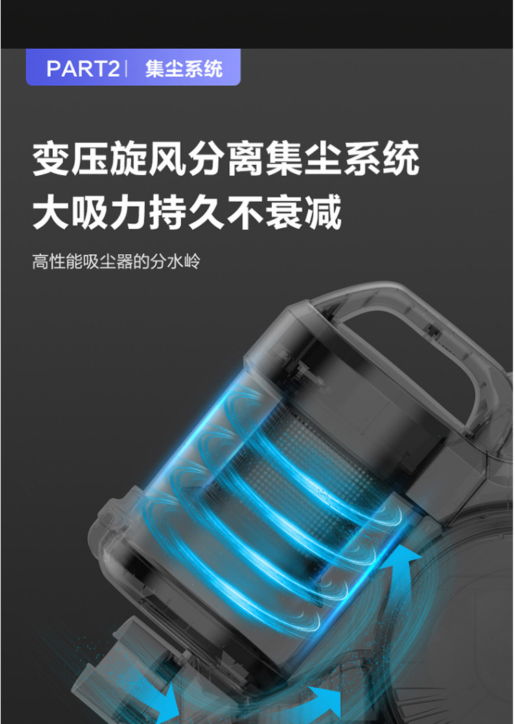 海尔（haier）有线吸尘器 卧式吸尘器家用大功率强劲吸力家用手持工业吸尘器HZW1207Z