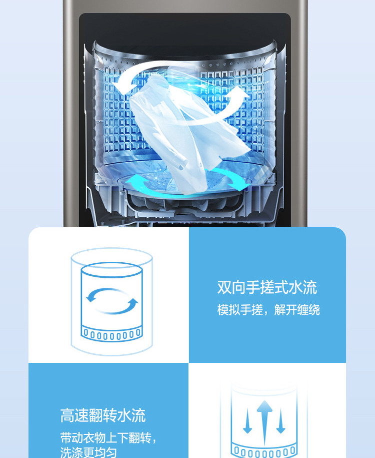 海尔/Haier  洗衣机家用全自动波轮10公斤大容量智能自编程XQB100-BF218