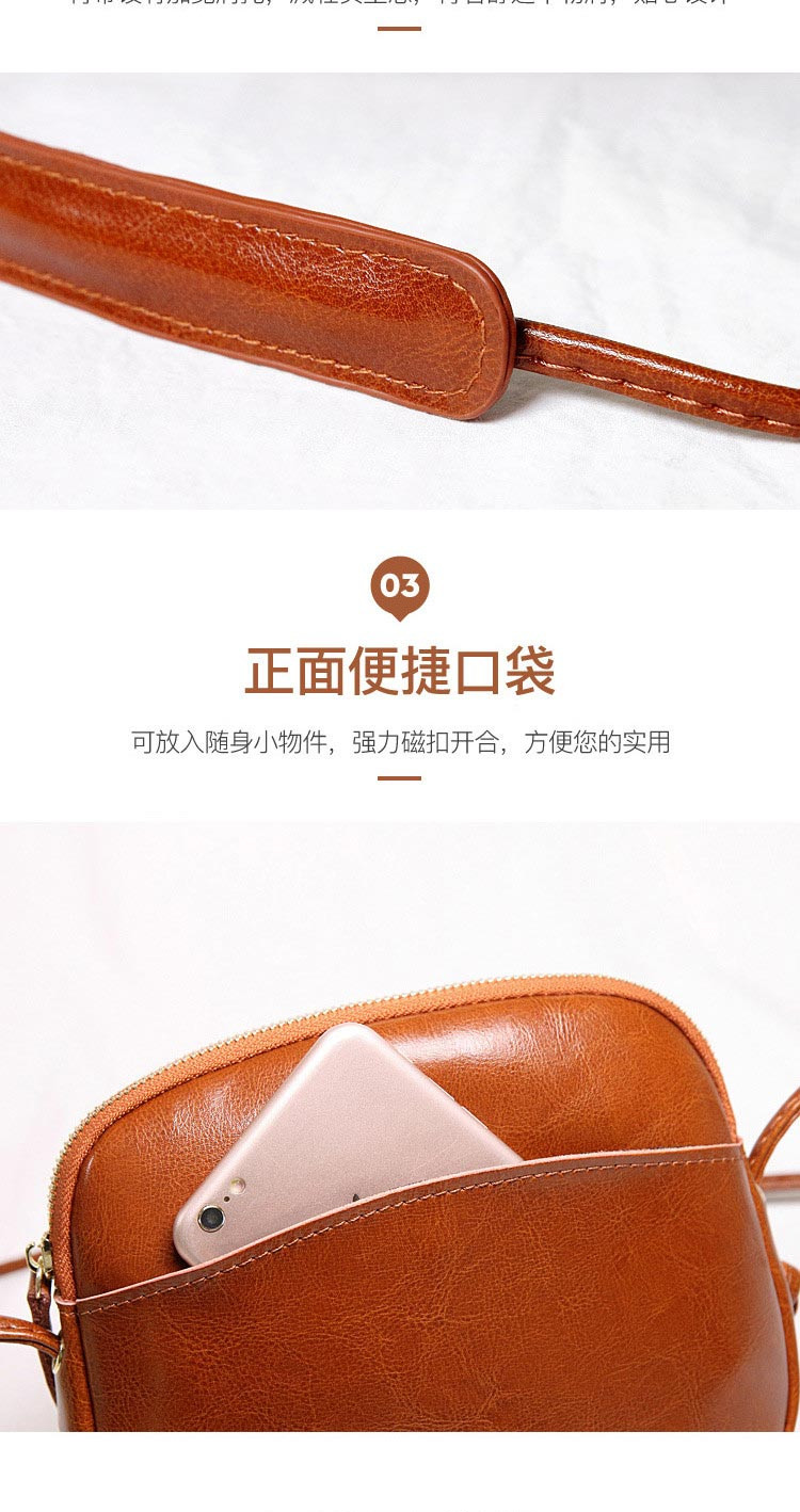 Clous Krause 新品欧美简约休闲宽肩带小包包913364010红色粉色黑色棕色多色可选