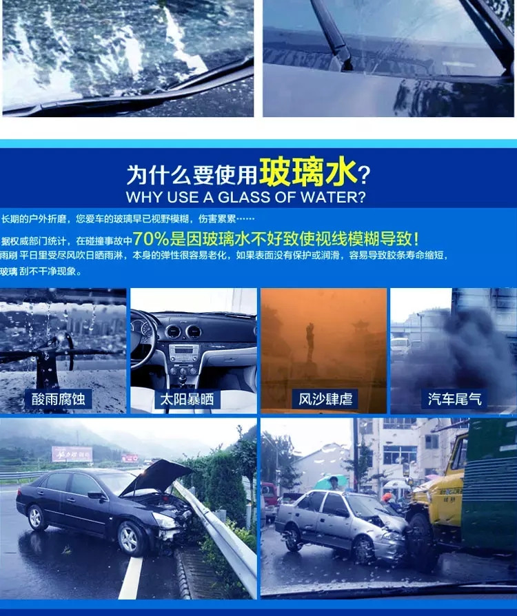 【买一赠一】0度汽车防冻型玻璃水清洁剂非浓缩雨刷精洗车液