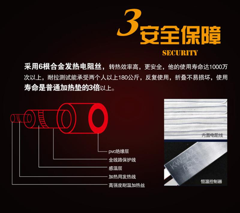 欧班尼 针织布冬季保暖12V汽车加热坐垫 四季通用座垫 汽车用品