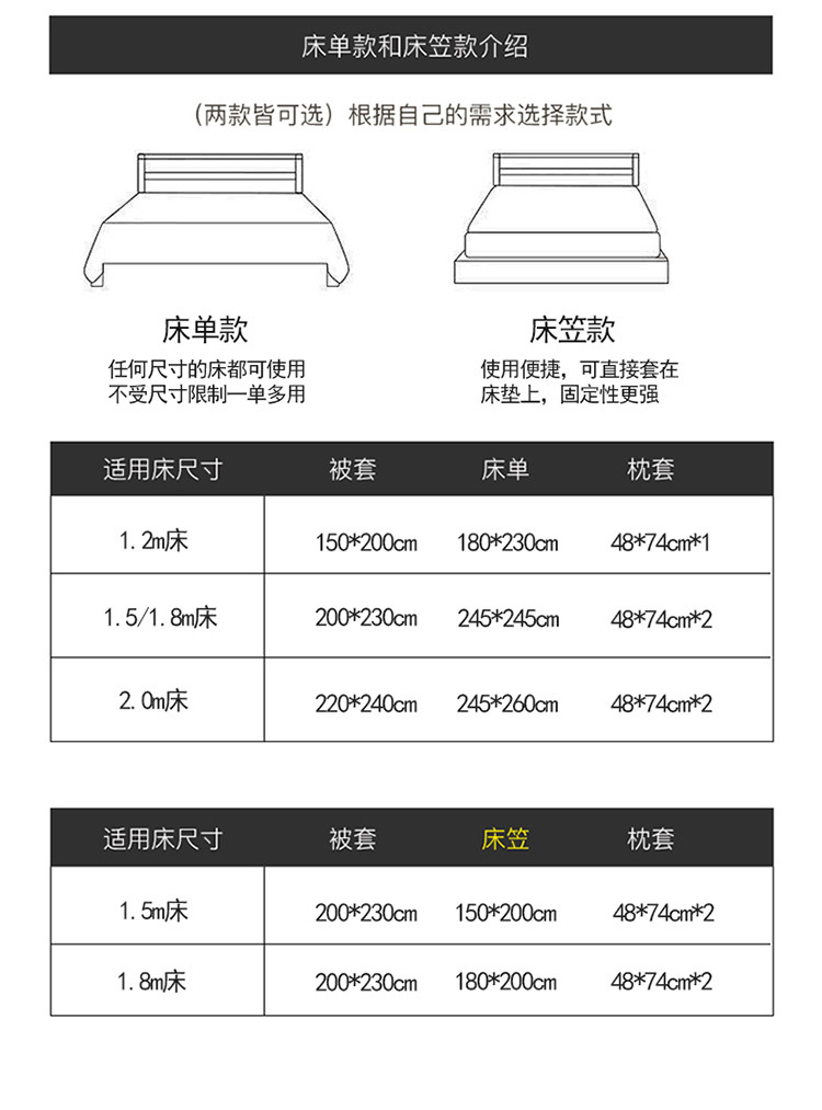 雅乐巢/GAGKUNEST 新款磨毛四件套印花床上用品家用加厚春秋床单被套4件套双人200*230