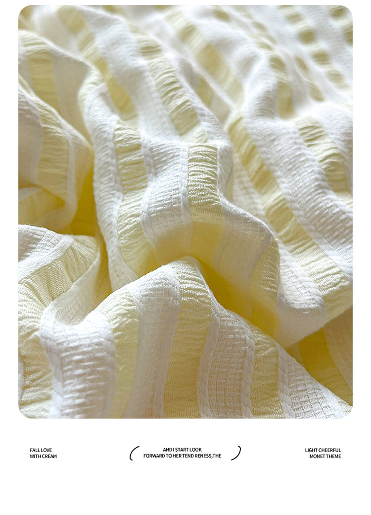 雅乐巢/GAGKUNEST 春夏新款色织提花包边大豆纤维夏被200*230单空调被