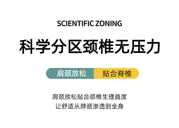 雅乐巢/GAGKUNEST 冰凉一夏凉感乳胶枕 枕芯枕头 凉感丝乳胶枕蓝色清新羽丝绒枕